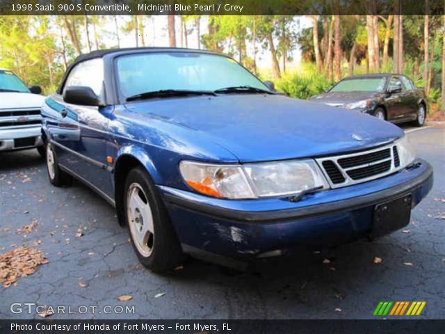 1998 Saab 900 S Convertible in Midnight Blue Pearl