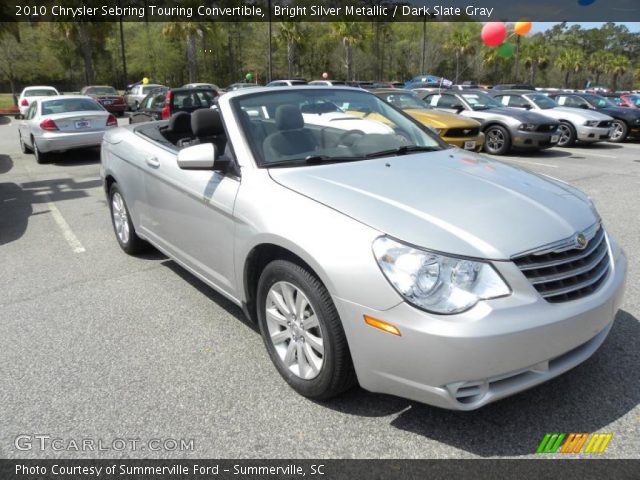 2010 Chrysler Sebring Touring Convertible in Bright Silver Metallic