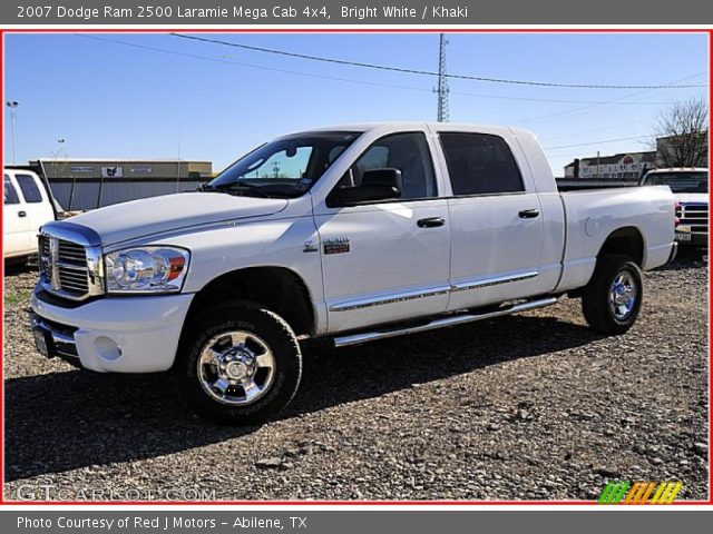 2007 Dodge Ram 2500 Laramie Mega Cab 4x4 in Bright White