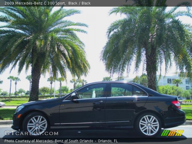 2009 Mercedes-Benz C 300 Sport in Black