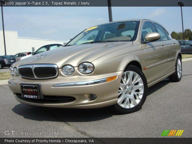 2003 Jaguar X-Type 2.5 in Topaz Metallic