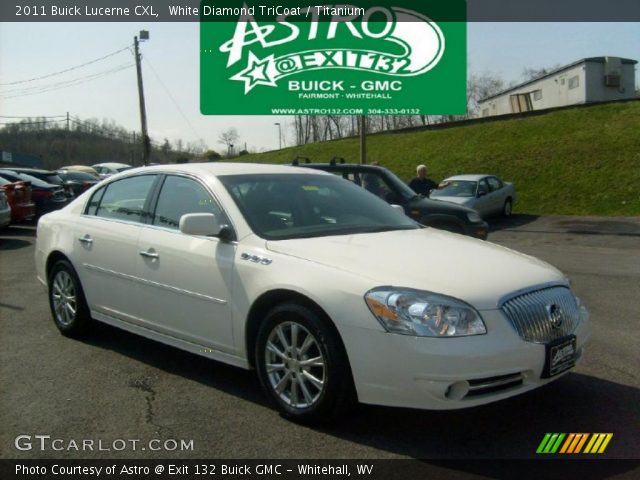 2011 Buick Lucerne CXL in White Diamond TriCoat