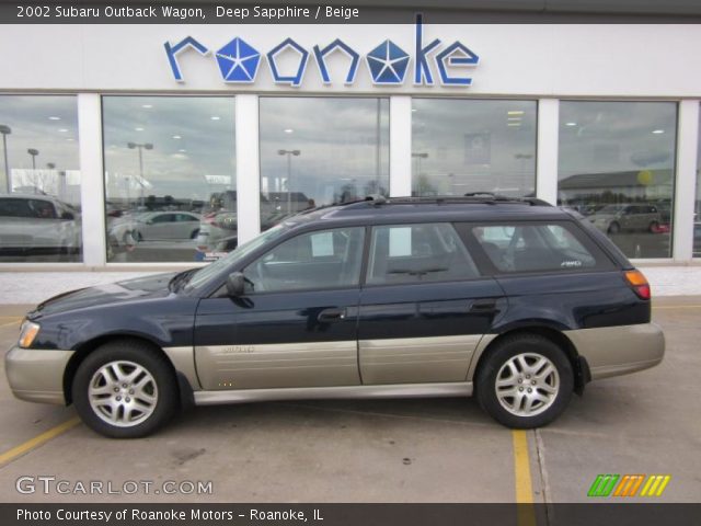 2002 Subaru Outback Wagon in Deep Sapphire