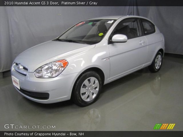 2010 Hyundai Accent GS 3 Door in Platinum Silver