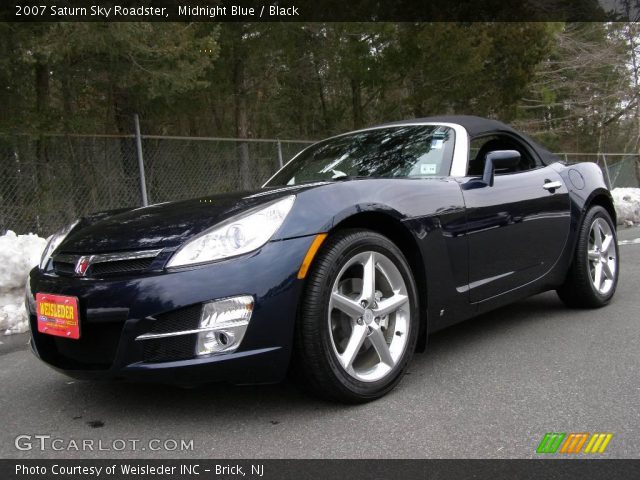 2007 Saturn Sky Roadster in Midnight Blue