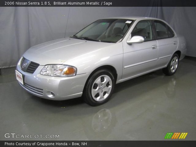 2006 Nissan Sentra 1.8 S in Brilliant Aluminum Metallic