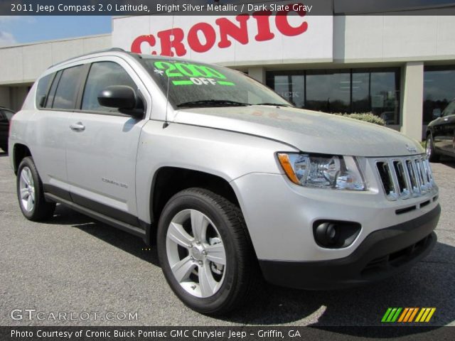 2011 Jeep Compass 2.0 Latitude in Bright Silver Metallic