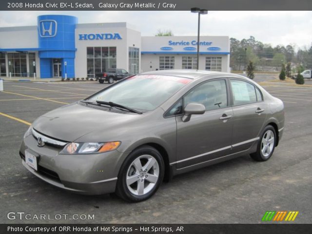 2008 Honda Civic EX-L Sedan in Galaxy Gray Metallic