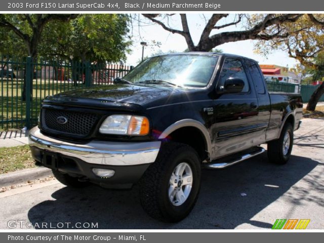 2003 Ford F150 Lariat SuperCab 4x4 in Black