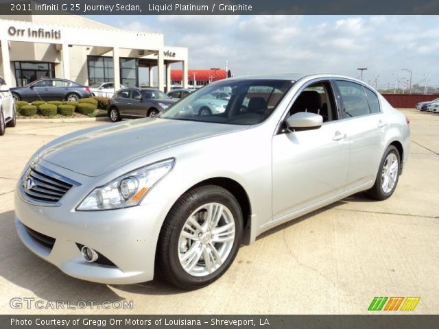 2011 Infiniti G 25 Journey Sedan in Liquid Platinum