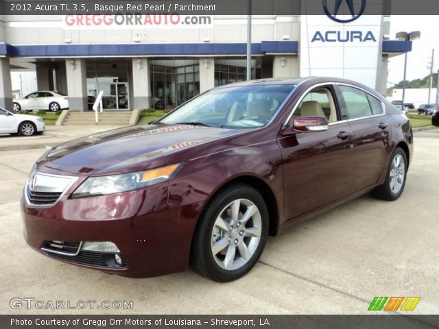 2012 Acura TL 3.5 in Basque Red Pearl