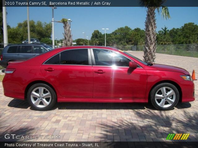 2010 Toyota Camry SE in Barcelona Red Metallic