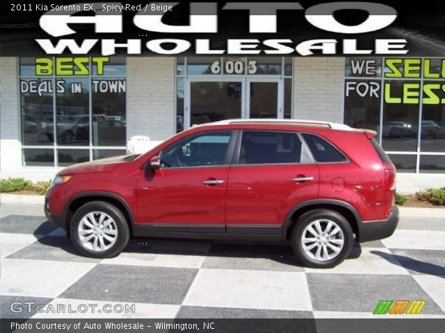 2011 Kia Sorento EX in Spicy Red