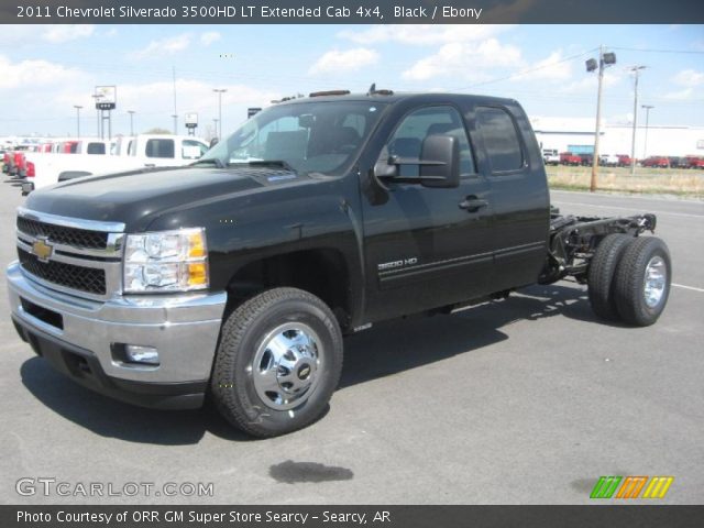 2011 Chevrolet Silverado 3500HD LT Extended Cab 4x4 in Black