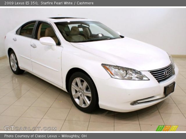 2009 Lexus ES 350 in Starfire Pearl White