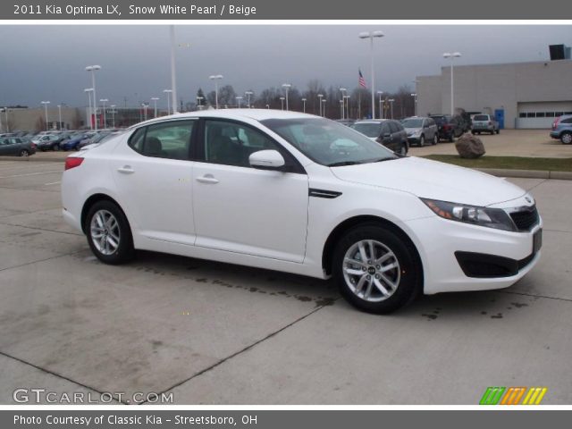 2011 Kia Optima LX in Snow White Pearl