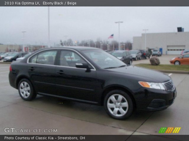 2010 Kia Optima LX in Ebony Black