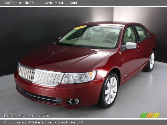 2007 Lincoln MKZ Sedan in Merlot Metallic