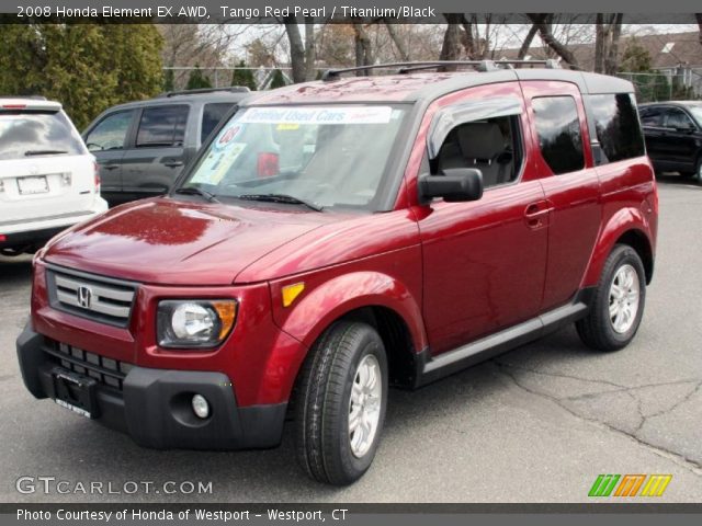 2008 Honda Element EX AWD in Tango Red Pearl