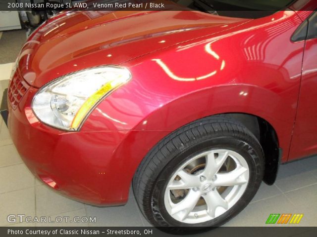 2008 Nissan Rogue SL AWD in Venom Red Pearl