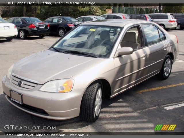 2001 Honda Civic EX Sedan in Titanium Metallic
