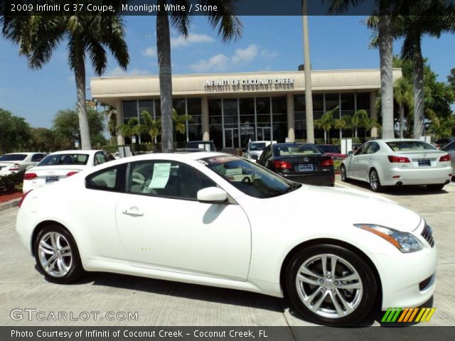 2009 Infiniti G 37 Coupe in Moonlight White