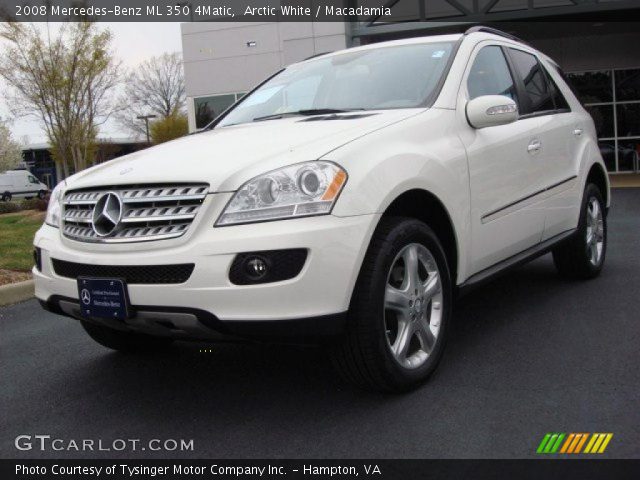 2008 Mercedes-Benz ML 350 4Matic in Arctic White