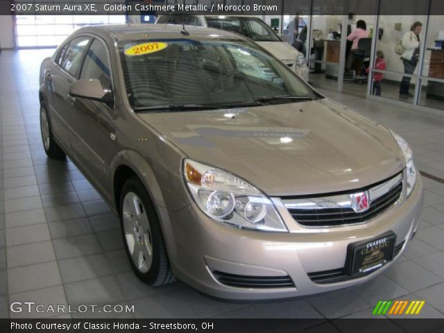 2007 Saturn Aura XE in Golden Cashmere Metallic