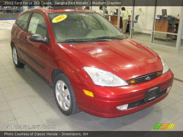 2002 Ford Focus ZX3 Coupe in Sangria Red Metallic