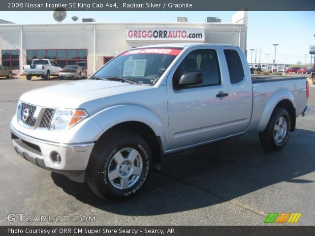 2008 Nissan Frontier SE King Cab 4x4 in Radiant Silver