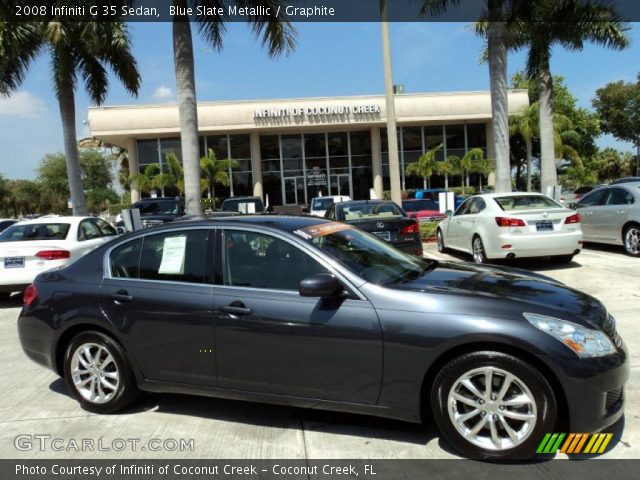 2008 Infiniti G 35 Sedan in Blue Slate Metallic