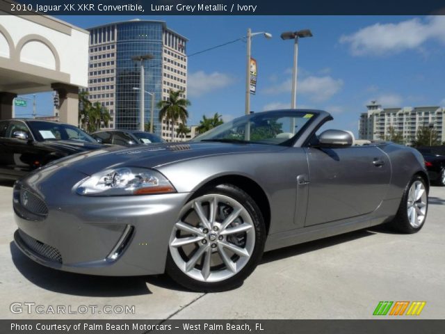 2010 Jaguar XK XKR Convertible in Lunar Grey Metallic