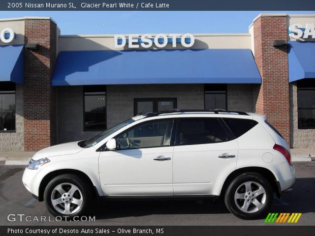 2005 Nissan Murano SL in Glacier Pearl White