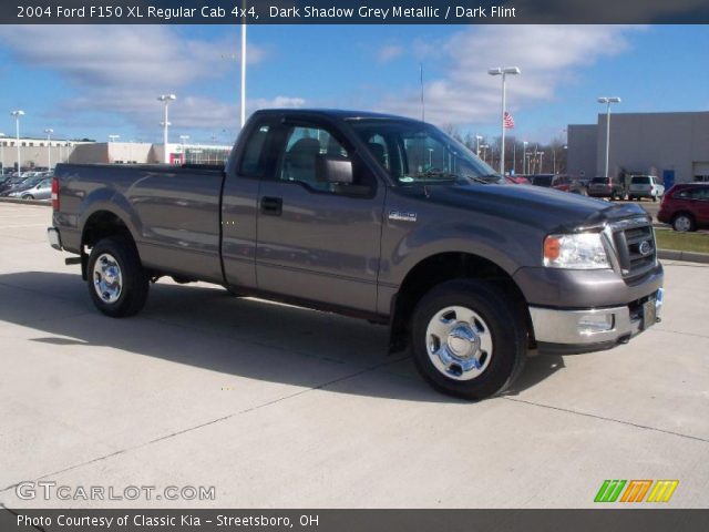 2004 Ford F150 XL Regular Cab 4x4 in Dark Shadow Grey Metallic