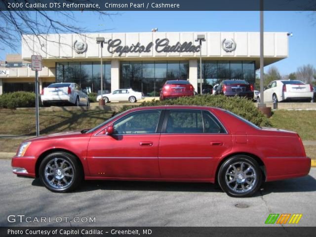 2006 Cadillac DTS Performance in Crimson Pearl