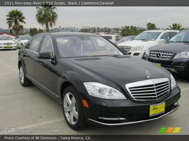 2011 Mercedes-Benz S 550 Sedan in Black