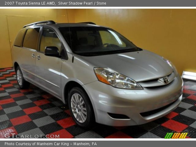 2007 Toyota Sienna LE AWD in Silver Shadow Pearl