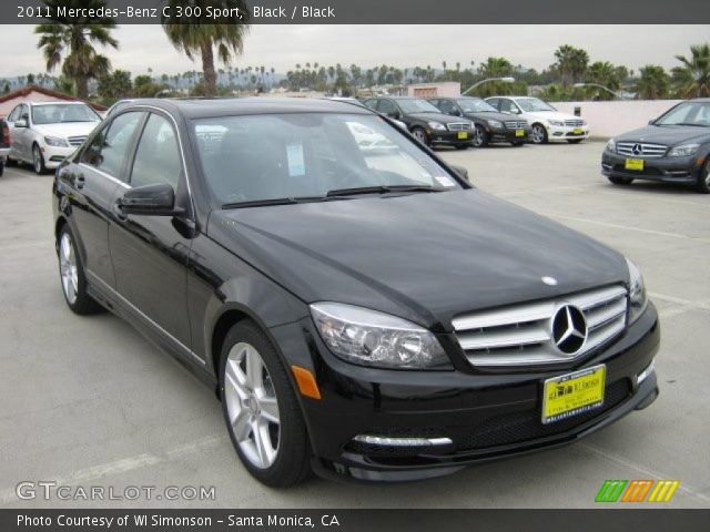 2011 Mercedes-Benz C 300 Sport in Black