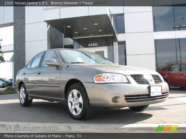 2005 Nissan Sentra 1.8 S in Bronze Shimmer