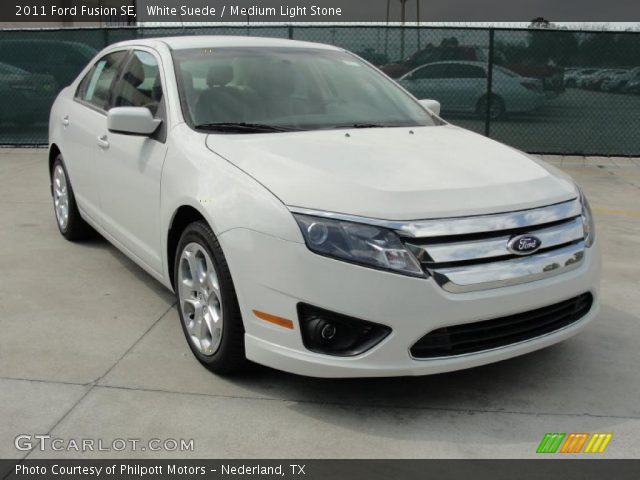2011 Ford Fusion SE in White Suede