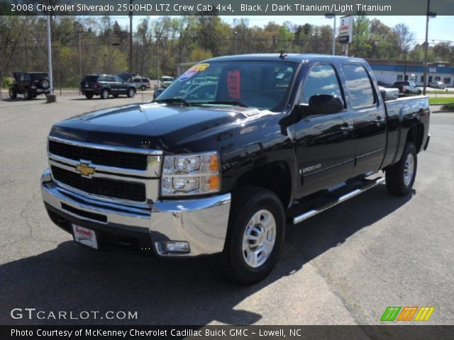 2008 Chevrolet Silverado 2500HD LTZ Crew Cab 4x4 in Black