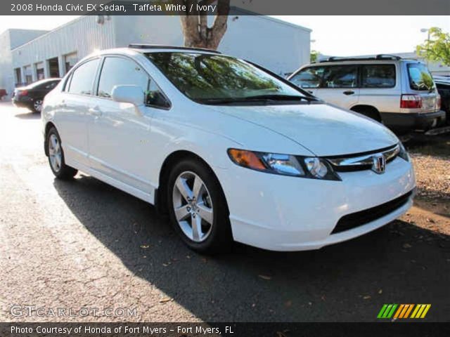 2008 Honda Civic EX Sedan in Taffeta White