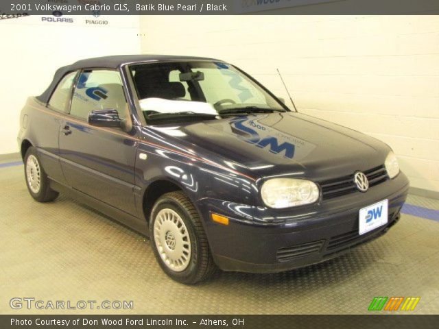 2001 Volkswagen Cabrio GLS in Batik Blue Pearl