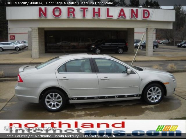 2008 Mercury Milan I4 in Light Sage Metallic