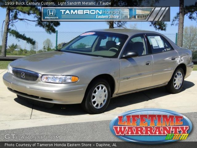 1999 Buick Century Custom in Light Sandrift Metallic