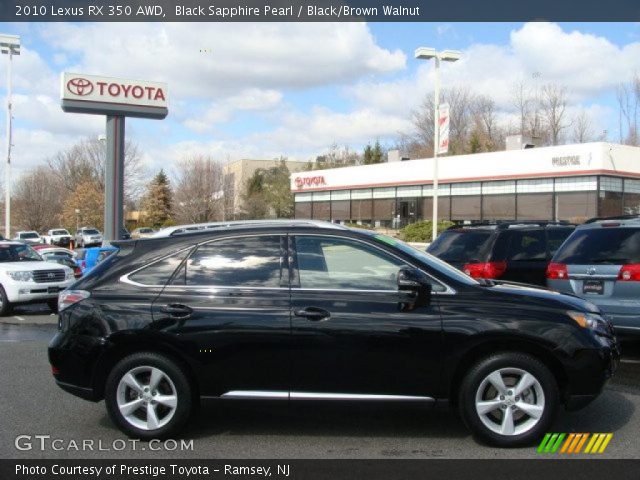 2010 Lexus RX 350 AWD in Black Sapphire Pearl