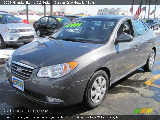 2008 Hyundai Elantra GLS Sedan in Carbon Gray Metallic