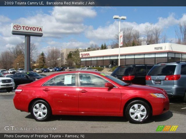2009 Toyota Camry LE in Barcelona Red Metallic