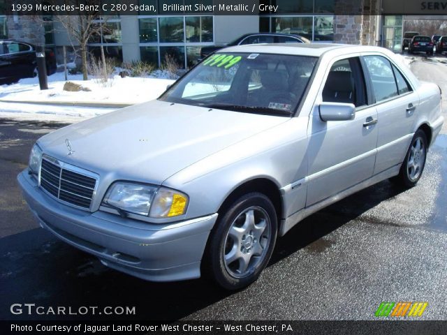 1999 Mercedes-Benz C 280 Sedan in Brilliant Silver Metallic