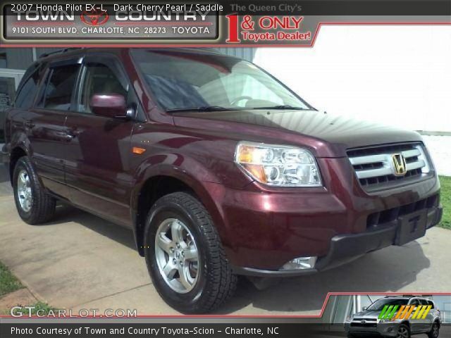 2007 Honda Pilot EX-L in Dark Cherry Pearl